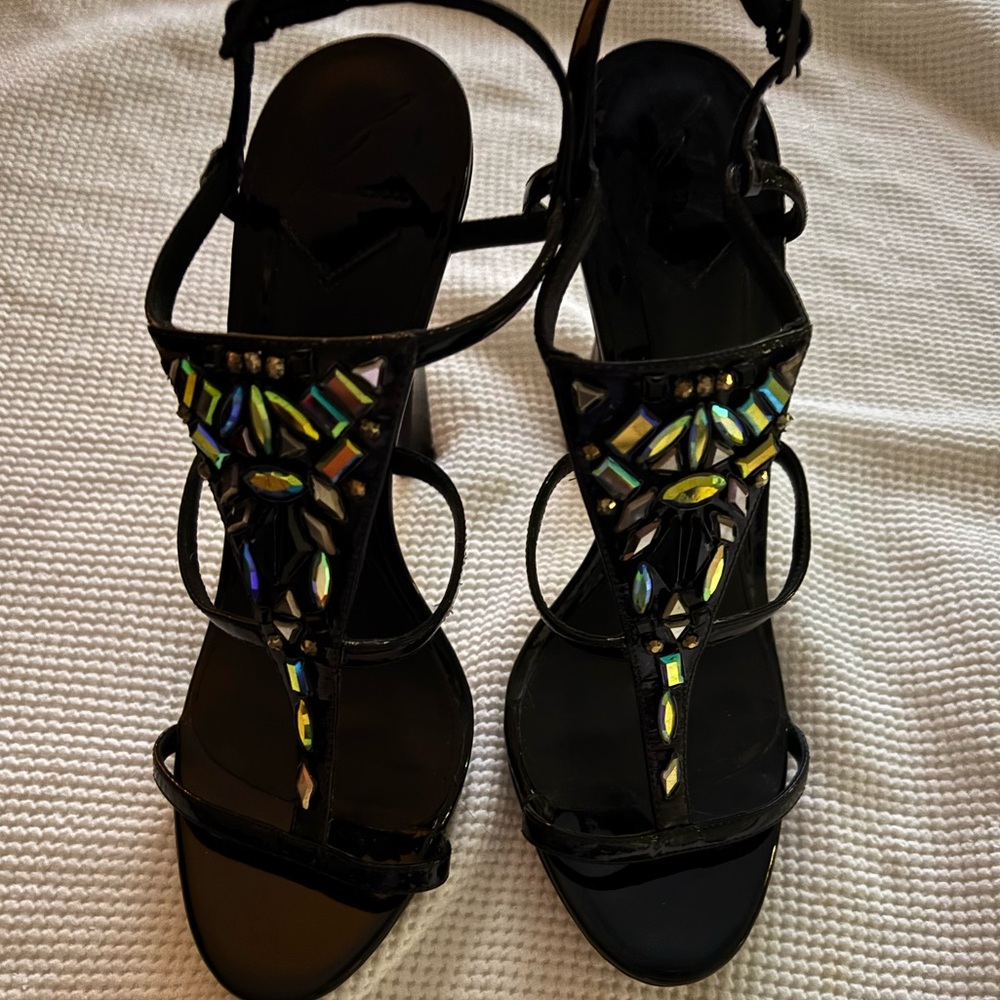 Brian Atwood size 8 black heels